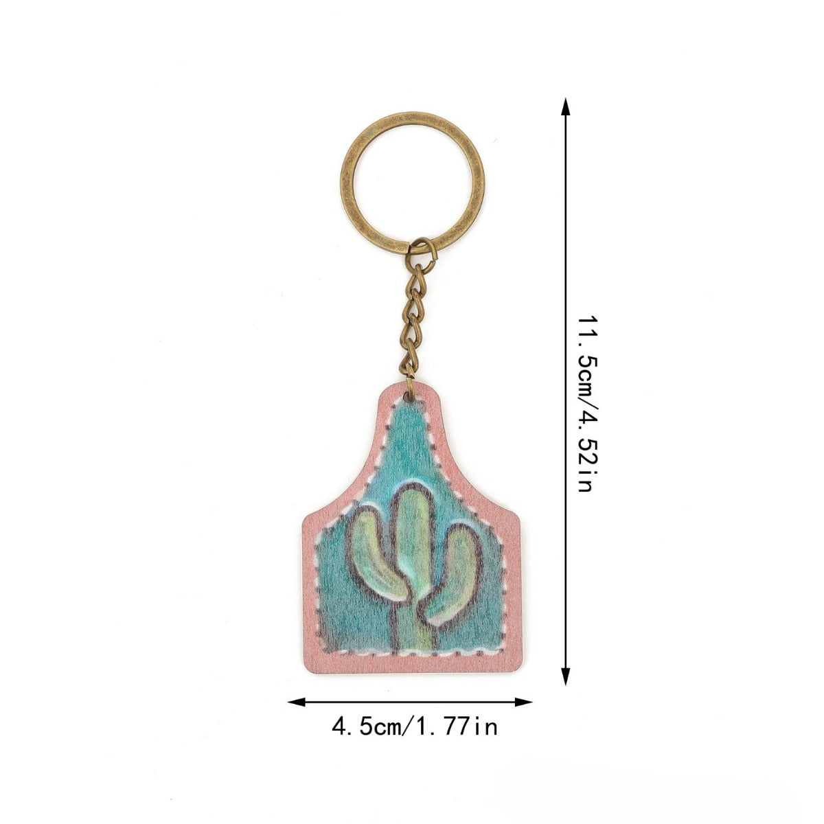 Wholesale of Western Style Leather Keychains
